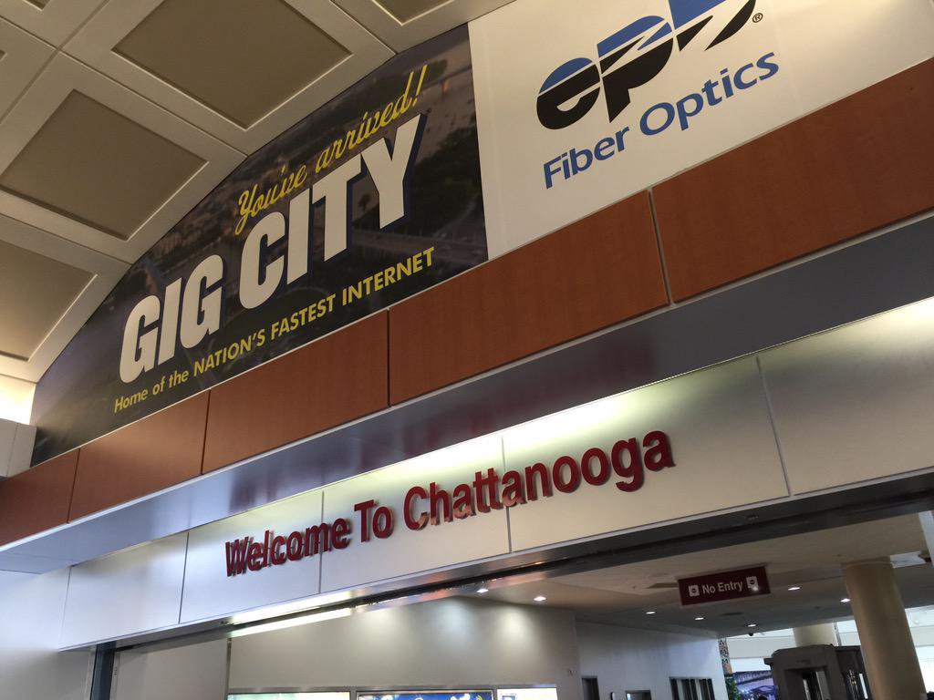 Back at the Chattanooga Airport